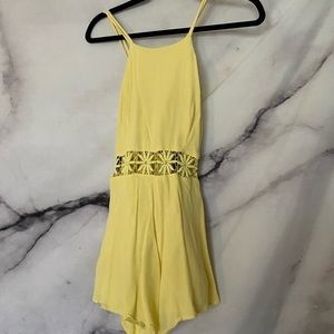 Yellow romper